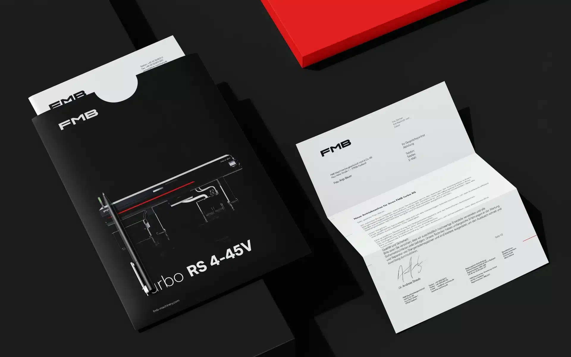 Branding und Corporate Design der FMB Machinery, German Design Award 2025 Gewinnerprojekt