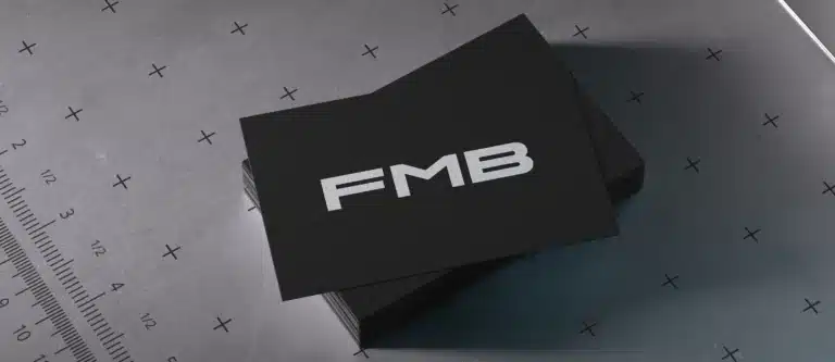 Logo-Design der FMB Machinery aus dem Rebranding der kreativbox, German Design Award 2025