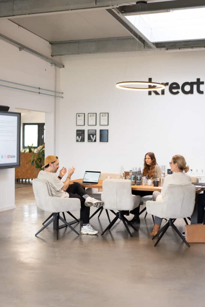 Team-Meeting der kreativbox im Kreativbüro Aschaffenburg-Elsenfeld